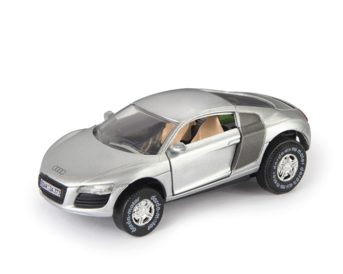 Audi R8, stříbrné